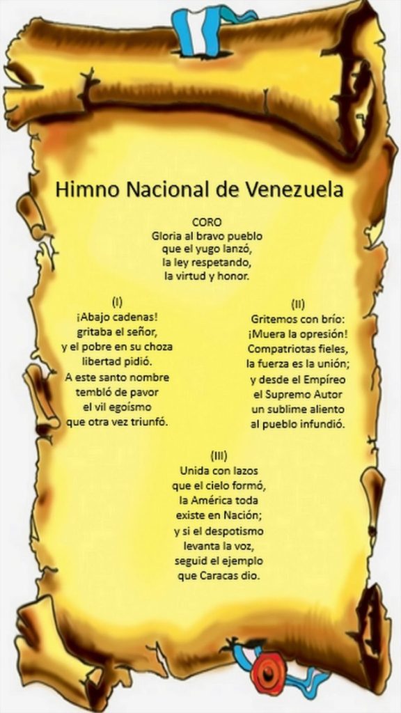 El Himno Nacional de Venezuela