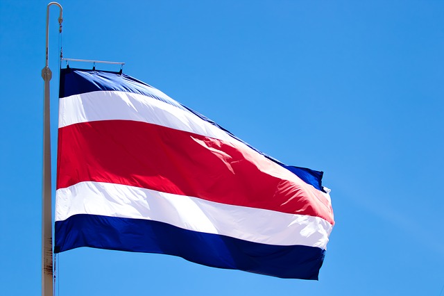 La Bandera Nacional de Costa Rica 