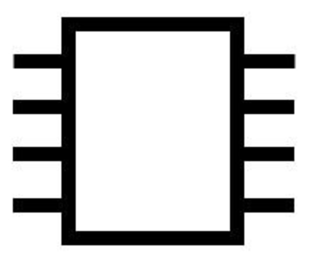 Símbolos de circuito integrado