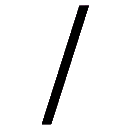 Código ASCII de «/» – División – Barra inclinada – Operador cociente