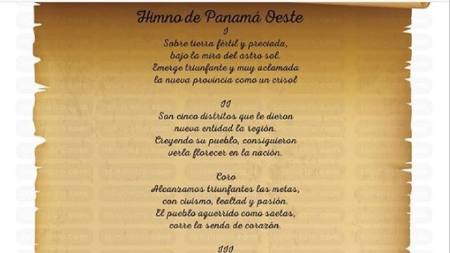 himno nacional de panama