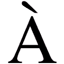 Código ASCII de «À» – Letra A mayúscula con acento grave