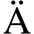 Código ASCII de «Ä» – Letra A mayúscula con diéresis
