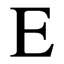 Código ASCII de «E» – Letra E mayúscula