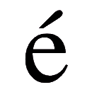 Código ASCII de «é» – Letra e minúscula con acento agudo