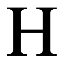Código ASCII de «H» – Letra H mayúscula