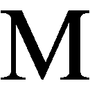 Código ASCII de «M» – Letra M mayúscula