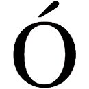 Código ASCII de «Ó» – Letra O mayúscula con acento agudo