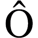 Código ASCII de «Ô» – Letra O mayúscula con acento circunflejo
