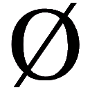 Código ASCII de «Ø» – Letra O mayúscula con barra inclinada