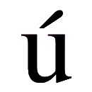Código ASCII de «ú» – Letra u minúscula con acento agudo