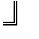 Código ASCII de «╝» – Línea doble esquina superior e izquierda de recuadro