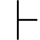 Código ASCII de «├» – Línea simple vertical derecha con empalme