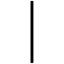 Línea simple vertical de recuadro gráfico