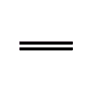 Código ASCII de «═» – Líneas doble horizontales
