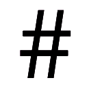 Código ASCII de «#» – Signo numeral o almohadilla
