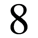 Código ASCII de «8» – Número ocho